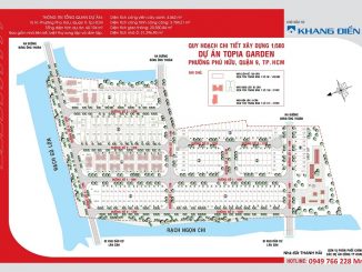 Mặt bằng tổng thể DA Topia Garden