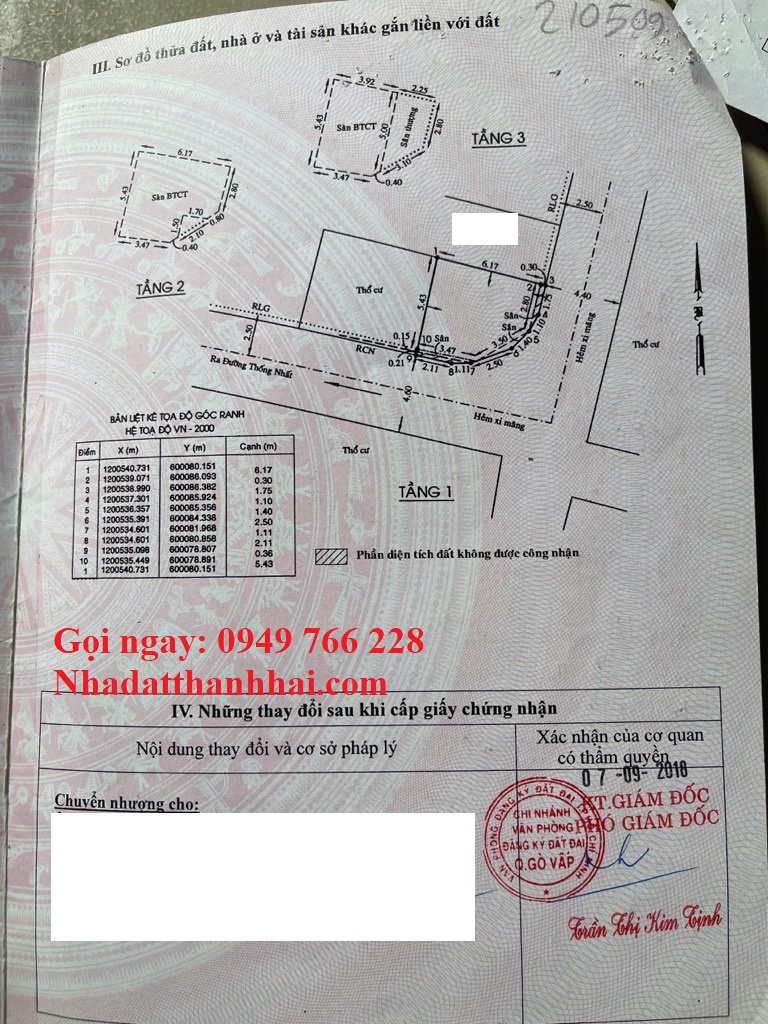 bán nhà 854/67 thống nhất gò vấp