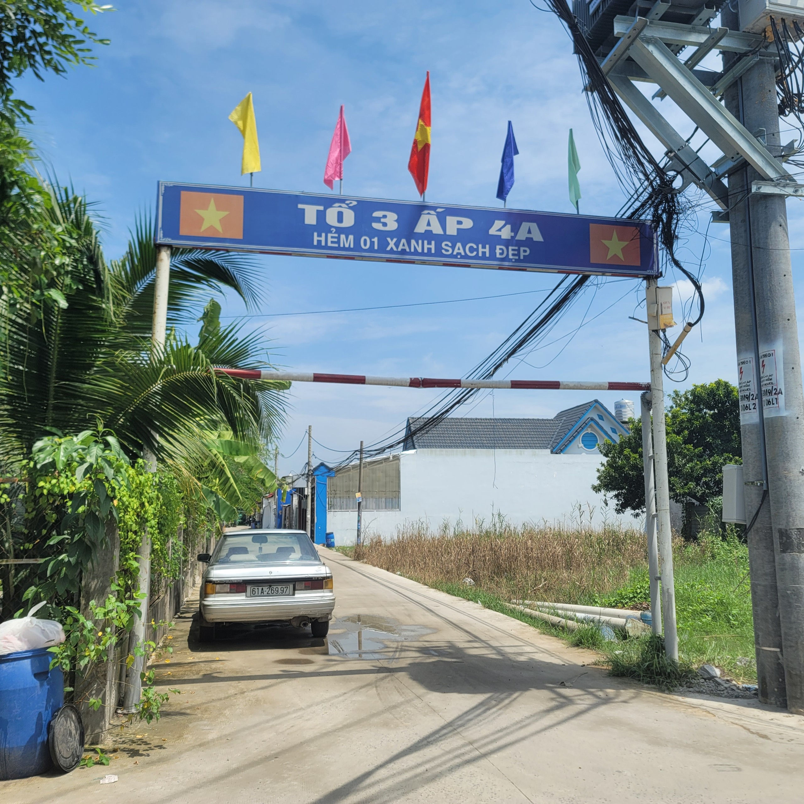 Mặt tiền đường vào bán đất nền Bình Mỹ Củ Chi hạ tầng hoàn thiện
