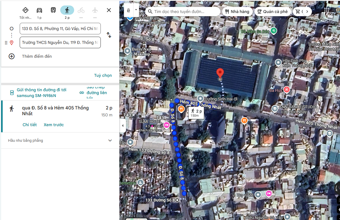 nhà 133/6 đường số 8 phường 11 gò vấp