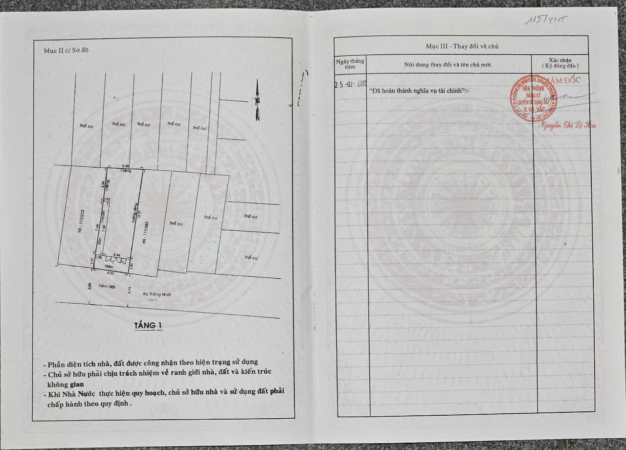 bán nhà 133/6 đường số 8 gò vấp