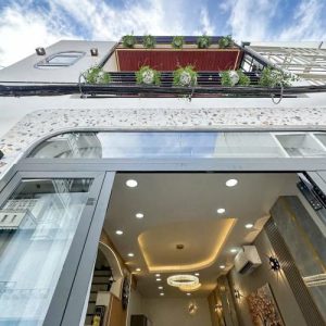 Tân Sơn Nhì Tân Phú - Biệt thự vườn 4 tầng, sang trọng 112m2, ô tô đậu trong nhà.