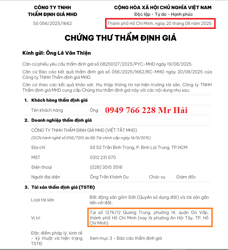 bán nhà 1276/12 quang trung phường 14 gò vấp