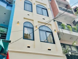 Phối cảnh mặt tiền nhà phố 401/3 lê văn thọ phường 9 gò vấp